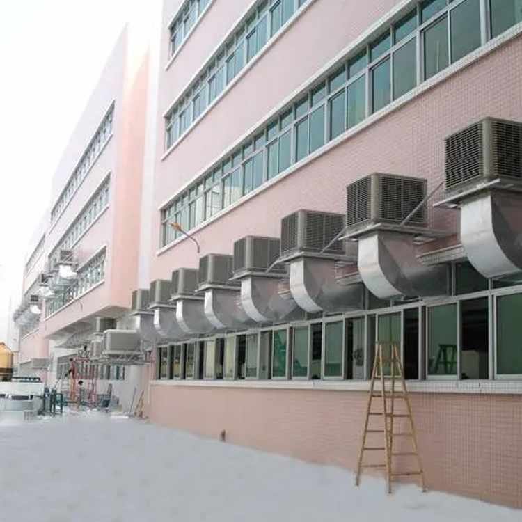 工業冷風機管道式崗位降溫解決方案